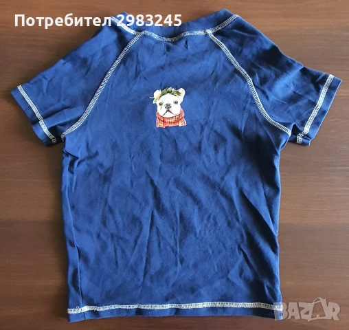 Дамска (момичешка) тениска с кученце на гърба, снимка 2 - Тениски - 54596274