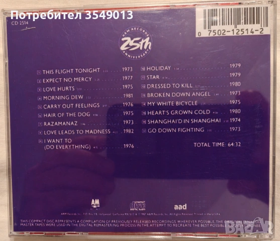 CD / ЦД компакт диск - NAZARETH, снимка 9 - CD дискове - 54102842