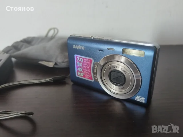 Камера Sanyo VPC-T700 7.0MP Digital Camera x3Optical Zoom , снимка 6 - Фотоапарати - 55537615