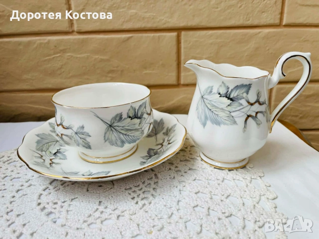 ROYAL ALBERT красив комплект от Англия от костен порцелан