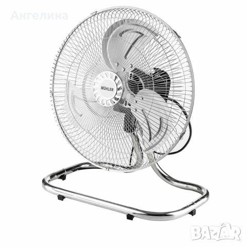 Вентилатор на стойка 16''Muhler FM-6136D 3in1, 50W, индустриален, на стойка, стена, под, снимка 4 - Вентилатори - 55129533
