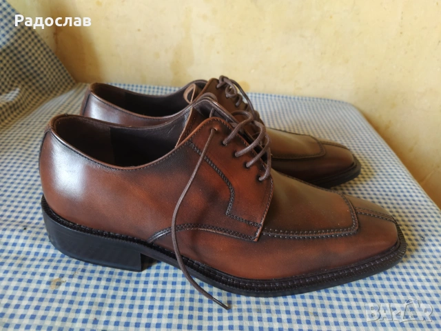 Испански кожени обувки CARAMELO, снимка 6 - Официални обувки - 55171409