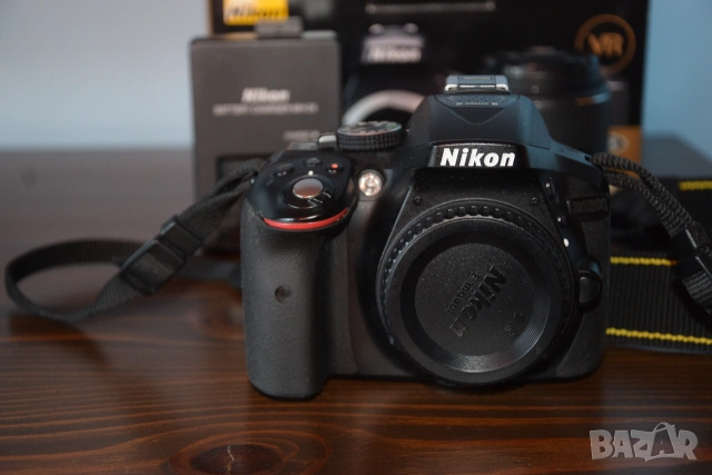 Nikon D5300 + Nikon AF S DX NIKKOR 18-55 мм VR, снимка 3 - Фотоапарати - 54976210