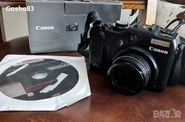 Canon Powershot G12 Digital Camera , снимка 5 - Фотоапарати - 55332676