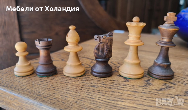 Шахматна масичка с дървени фигури, снимка 10 - Шах и табла - 55239855