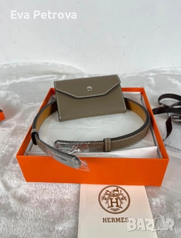 Hermes kelly pocket belt Дамски колан Хермес, снимка 2 - Колани - 54607349