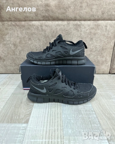 Nike Free Run 2 GS Black/Dark Grey