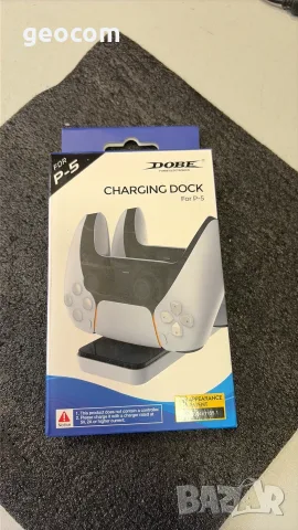 DOBE Double joystick charging dock PS5 (Нов, Комплект,5V/2A) 