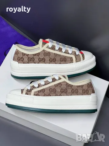 Gucci Нови Дамски Маратонки Гучи с Кутия , снимка 3 - Маратонки - 55622010