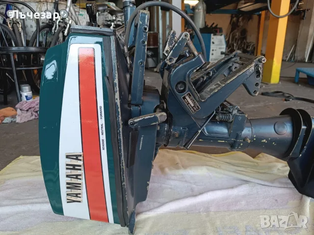Извънбордов двигател Yamaha 8 к.с., снимка 4 - Воден транспорт - 55567428