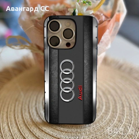 Силиконов Калъф за iPhone с лого Audi, снимка 16 - Калъфи, кейсове - 54611152