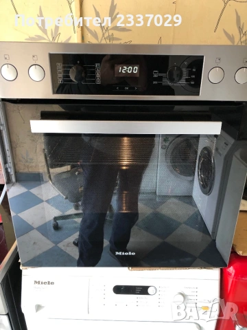 Фурна+плот:Миеле-76л-1год гаранция,пуш бутони,нов модел,клас:А+++\телескопи за тавите,тъч скрин дисп, снимка 2 - Печки, фурни - 54217346
