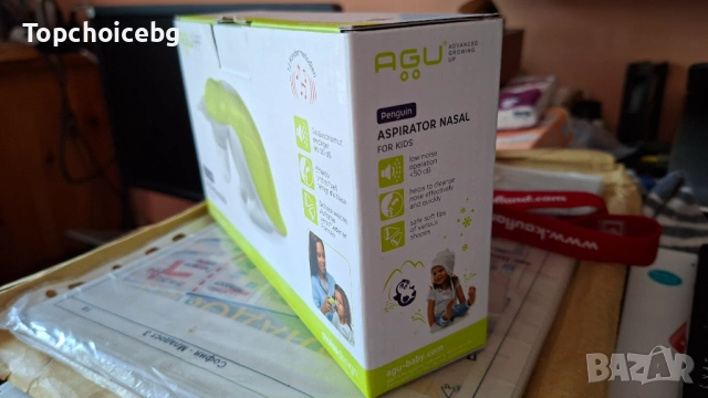 AGU Penguin Назален аспиратор за деца и бебета, снимка 3 - Други - 54355179