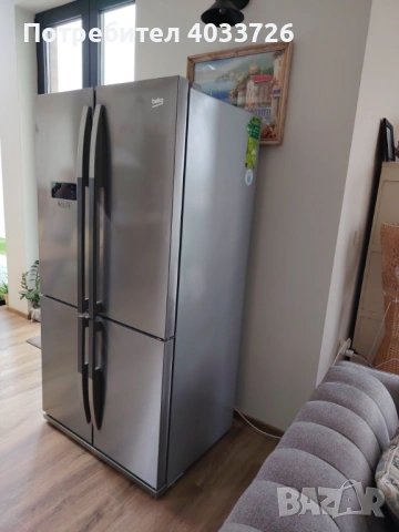 Хладилник BEKO, side by side, 4 врати, снимка 3 - Хладилници - 54441281