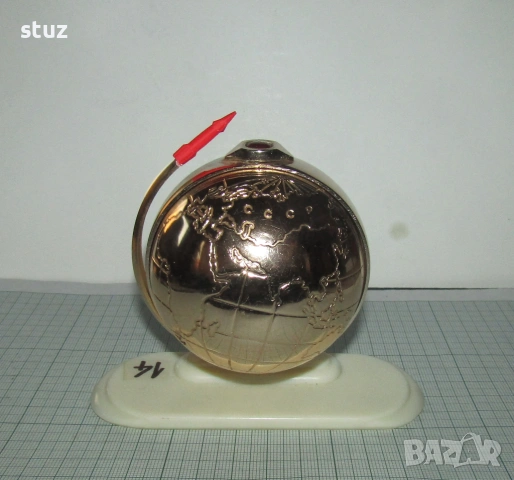 Будилник Слава "Спутник" (No:14), снимка 7 - Антикварни и старинни предмети - 54344617