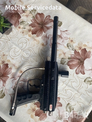 Пейнтбол Пистолет маркер комплект с маркуч – запазен