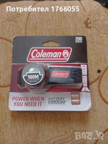 Челник Coleman 200 lumens