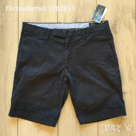 НОВИ оригинални тъмно сини къси гащета бермуди POLO RALPH LAUREN размер 32 от САЩ, снимка 8 - Къси панталони - 51521788