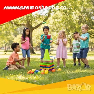 Игра Kruzzel 3в1 "Хвърляне към цел", интерактивна, топки, рингове, конуси, снимка 2 - Други - 54676902