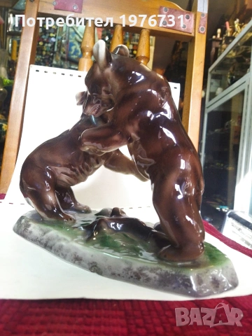 Австрийска статуетка керамика , снимка 5 - Статуетки - 54240288