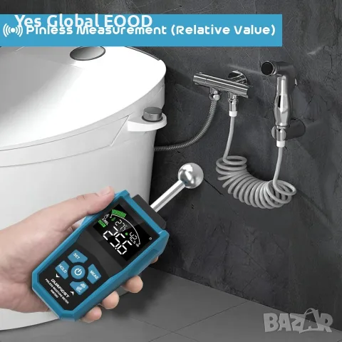 Влагомер DURFICST WM700D с иглен и безиглен режим, снимка 6 - Измервателни инструменти - 55658785