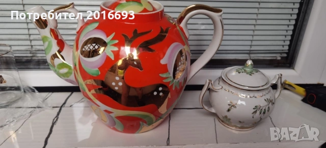 Чайник и захарничка от соца., снимка 6 - Други - 54494893