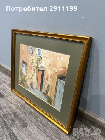 Картина – акварел, 2 бр., снимка 5 - Картини - 54303950