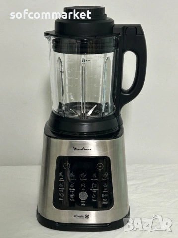 Блендер Moulinex Perfectmix Cook LM83SD10 – 1400W - с възможност за готвене