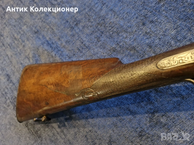 Пушка Капсулна, Двуцевна, Италия 19 век, снимка 3 - Антикварни и старинни предмети - 55252473