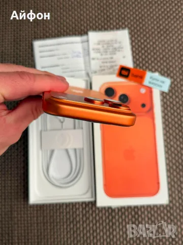 НОВ! 512Gb*ЛИЗИНГ* iPhone 17 Pro Cosmic Orange 24М ГАРАНЦИЯ, снимка 8 - Apple iPhone - 55692691