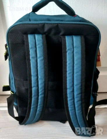 Раница American Tourister Take2cabin, размер MS за 15.6" лаптоп, Синьо Пристанище, снимка 3 - Раници - 54391253
