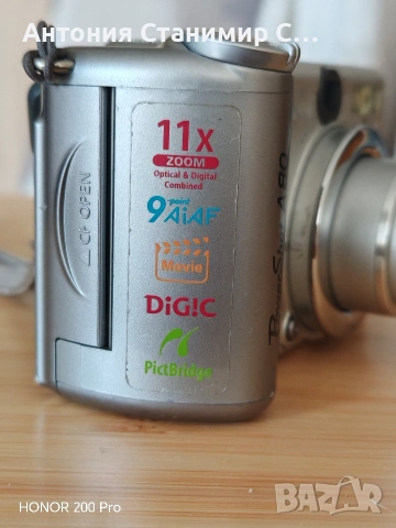 Canon powershot A80, снимка 4 - Фотоапарати - 54659350