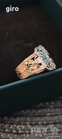 Дамски сребърен пръстен , снимка 6 - Пръстени - 55544936