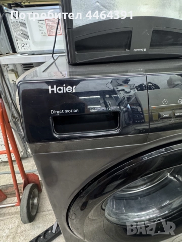 Пералня Haier 8kg инокс , снимка 2 - Перални - 55643084