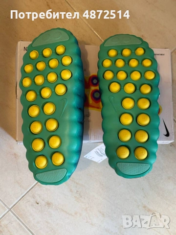 Продавам мъжки чехли Nike Mind 001 (Geode Teal / Light Menta), снимка 4 - Мъжки чехли - 55119526