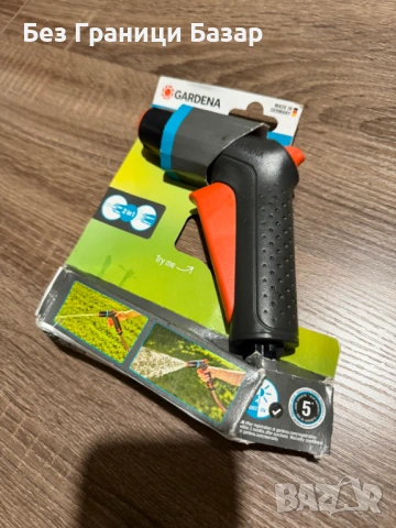 Нов Градински накрайник Gardena 2 режима без Water Stop за поливане градина двор маркуч