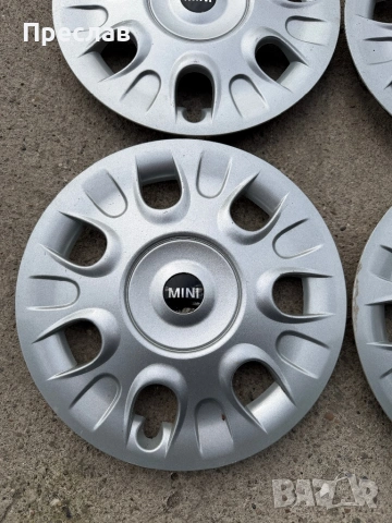 4 броя оригинални тасове за Mini Cooper 15, снимка 2 - Аксесоари и консумативи - 54435581