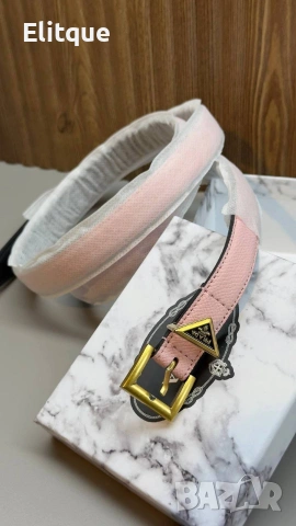 колани от естествена кожа в кутия prada Louis Vuitton , снимка 6 - Колани - 54778486