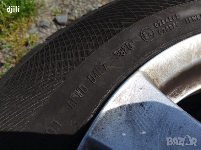 4бр. джанти Borbet 5x112 с гуми 205/60R16 Continental , снимка 6 - Гуми и джанти - 54540002