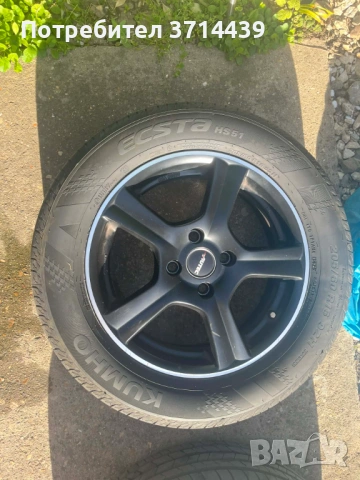 Летни гуми (KUMHO 205/60R16 ДОТ25) на алуминиеви джанти (AUTEC 63.3 ET), снимка 3 - Гуми и джанти - 54371359