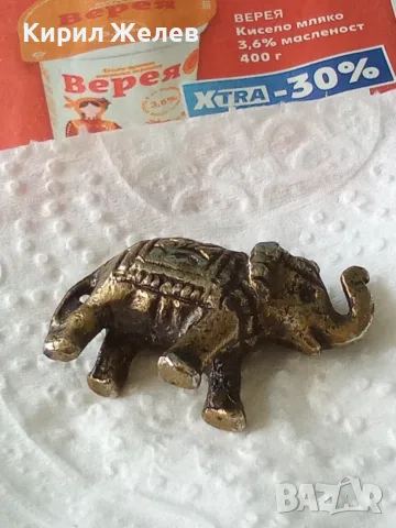 Бронзова фигурка на 🐘 слон 27186, снимка 8 - Колекции - 55322732