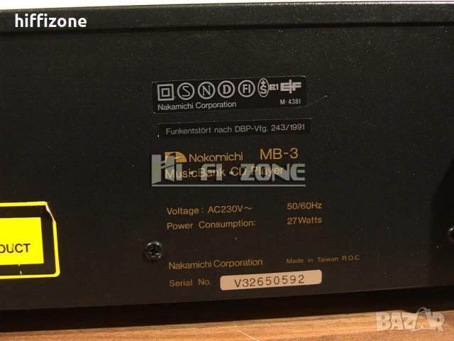 CD плеър  Nakamichi mb-3 , снимка 8 - Ресийвъри, усилватели, смесителни пултове - 54157284