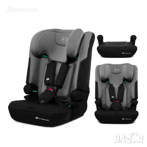 Kinderkraft I-COMFY i-Size столче за кола DARK GREY