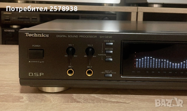 Technics SH - GE 90 ЦИФРОВ ЗВУКОВ ПРОЦЕСОР !, снимка 4 - Еквалайзери - 54316257