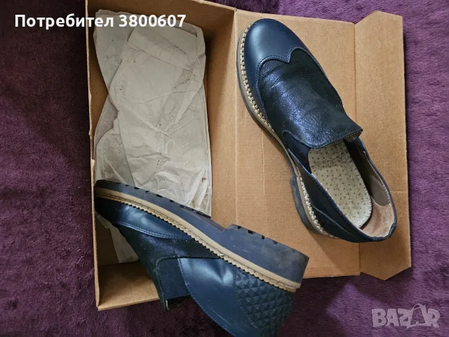 дамски обувки от естествена кожа