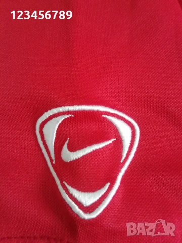 Nike Fit оригинална ретро фланелка червена тениска Найк размер мъжки L vintage , снимка 8 - Тениски - 51058572
