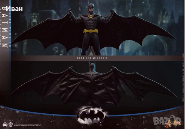 Hot Toys Batman Deluxe edition from movie 1989/ Хот Тойс Шедьовър на Батман от филма през 1989, снимка 4 - Колекции - 54093905