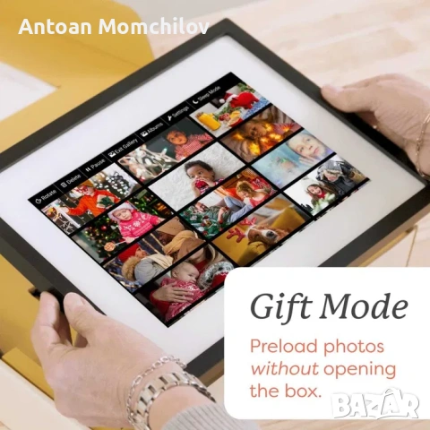 Дигитална фоторамка Skylight Frame 10 inch WiFi Black, снимка 3 - Друга електроника - 54827748