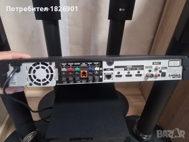 lg lhb755 3d blu ray smart домашно кино, снимка 3 - Плейъри, домашно кино, прожектори - 55486151
