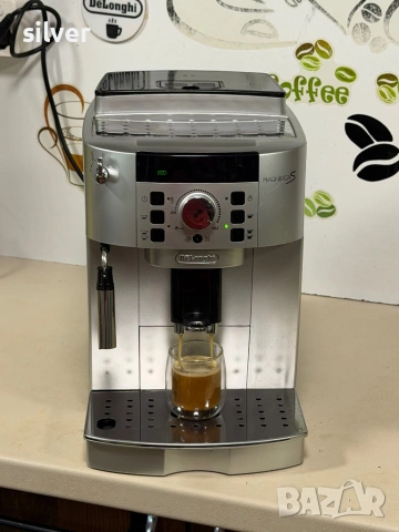 Кафемашина кафе автомат delonghi magnifica S с гаранция, снимка 4 - Кафемашини - 54724350